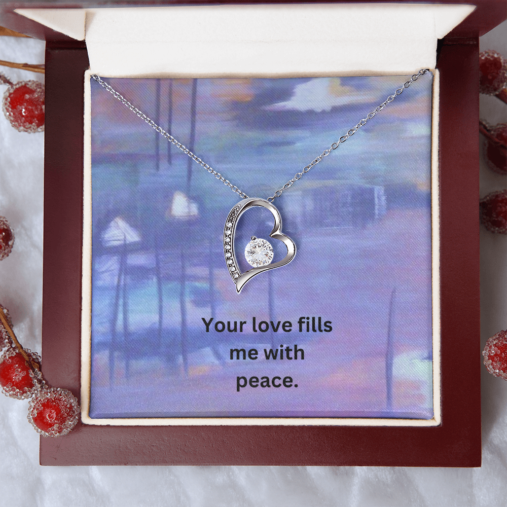 Forever Love Necklace with Message Card