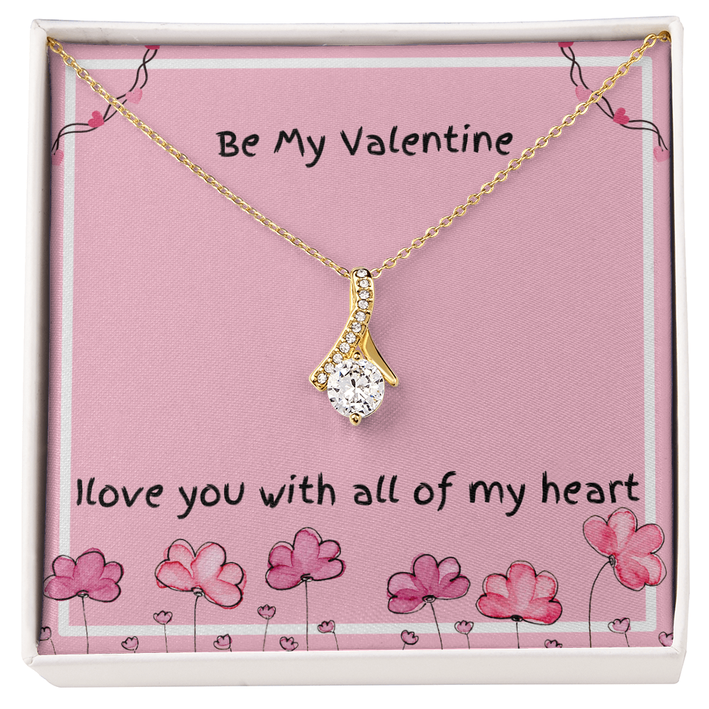 Alluring Beauty Necklace with message card.