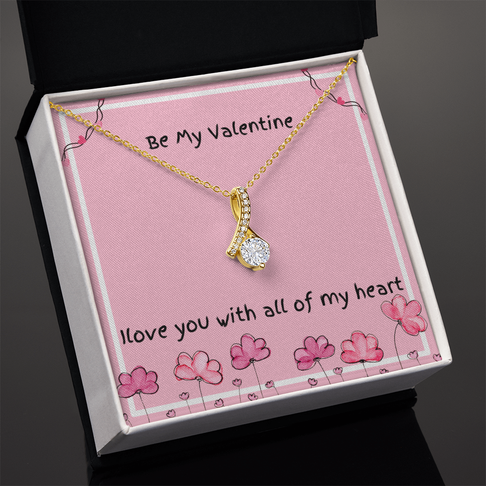 Alluring Beauty Necklace with message card.