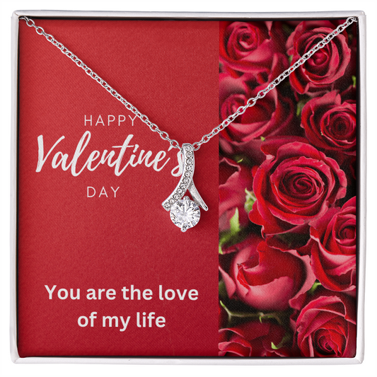 Alluring Beauty Necklace with message card.