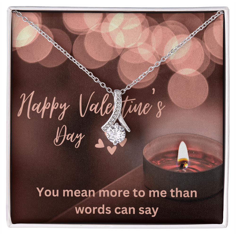 Alluring Beauty Necklace with message card.