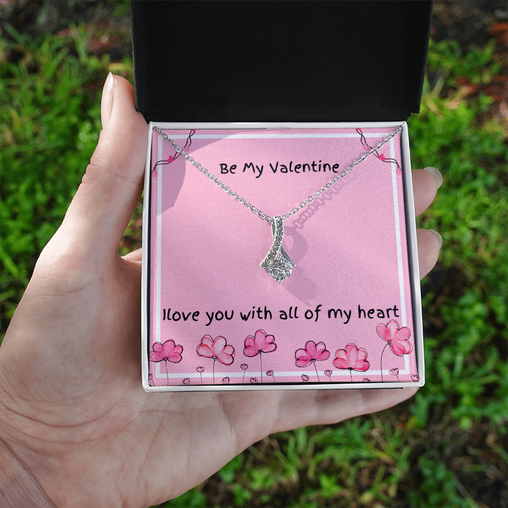 Alluring Beauty Necklace with message card.