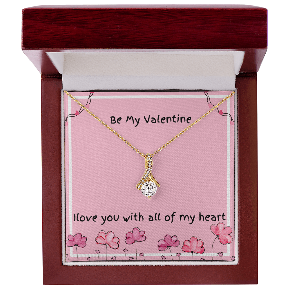 Alluring Beauty Necklace with message card.