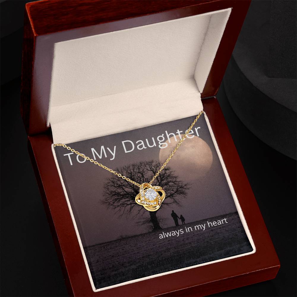 Always in my heart-daughter-necklace