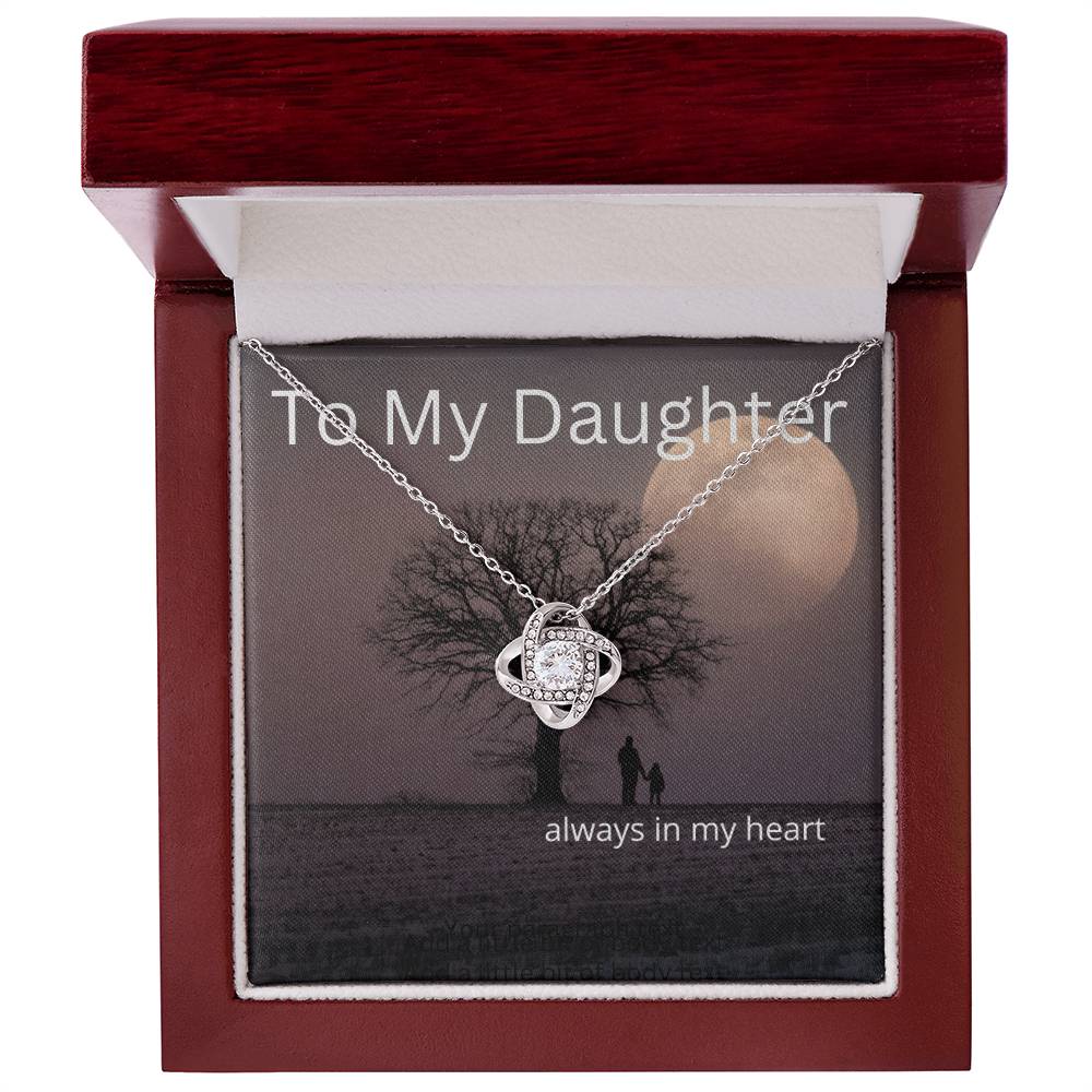 Always in my heart-daughter-necklace