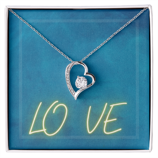 Forever Love Necklace with Message Card