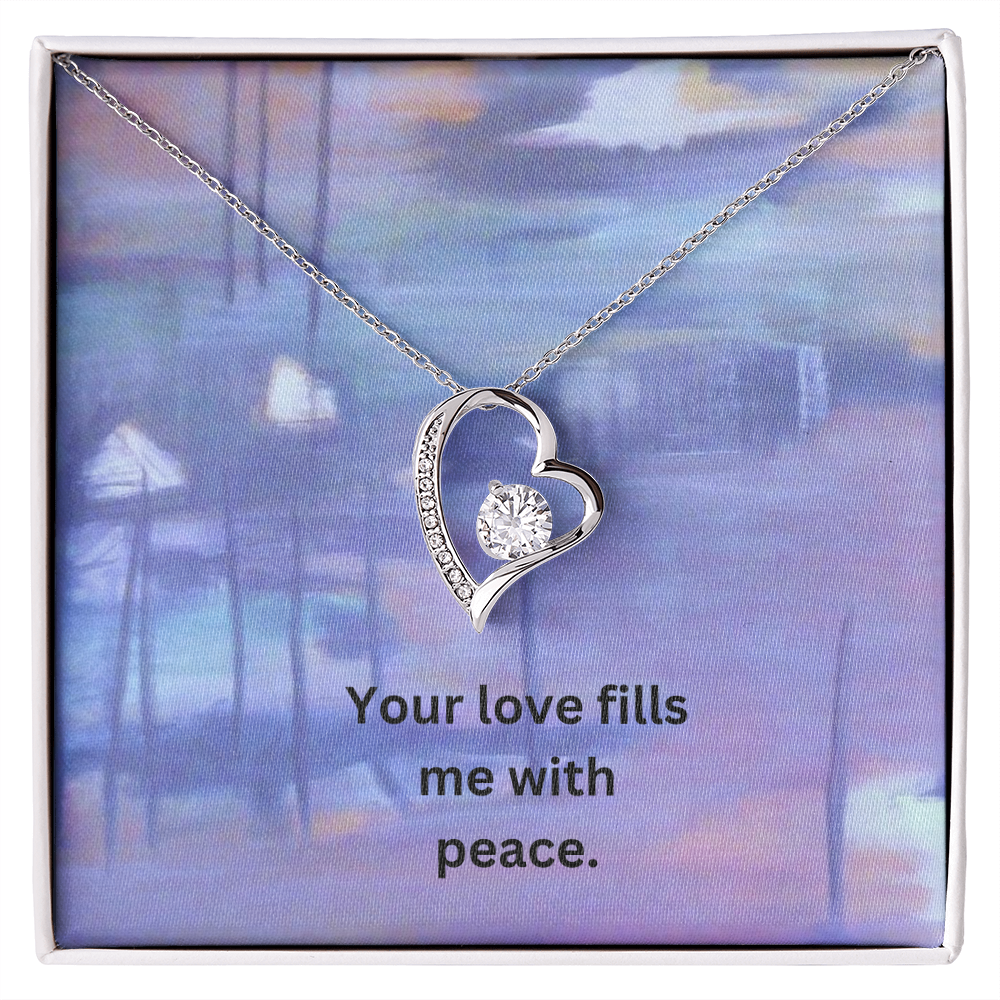 Forever Love Necklace with Message Card