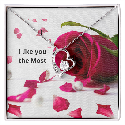 Forever Love Necklace with Message Card