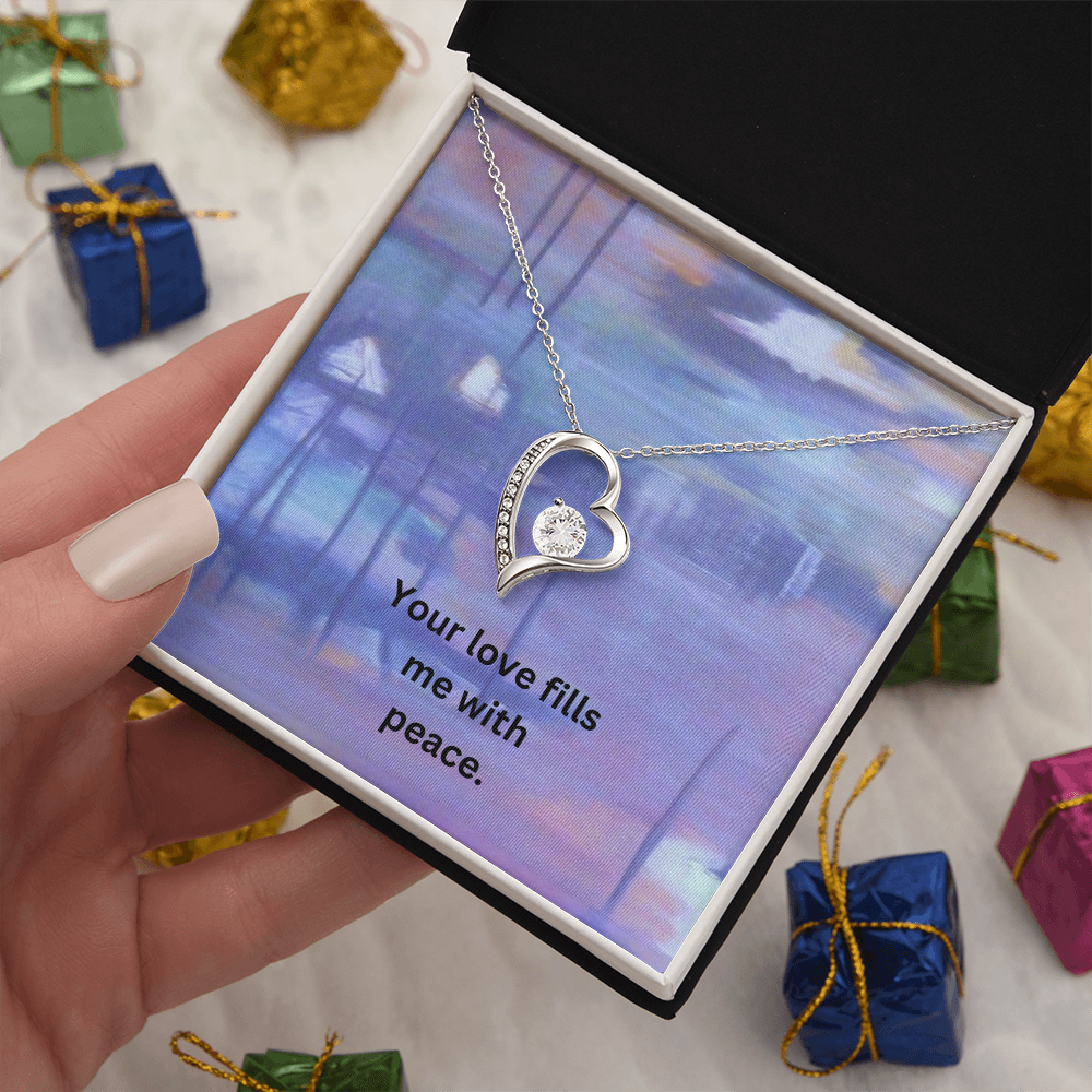 Forever Love Necklace with Message Card