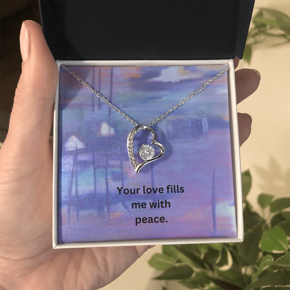 Forever Love Necklace with Message Card