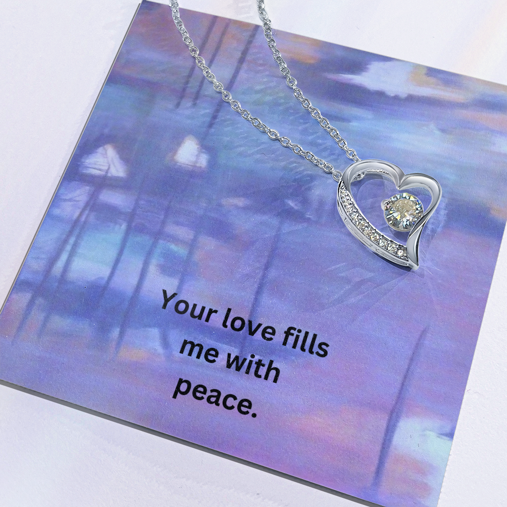 Forever Love Necklace with Message Card