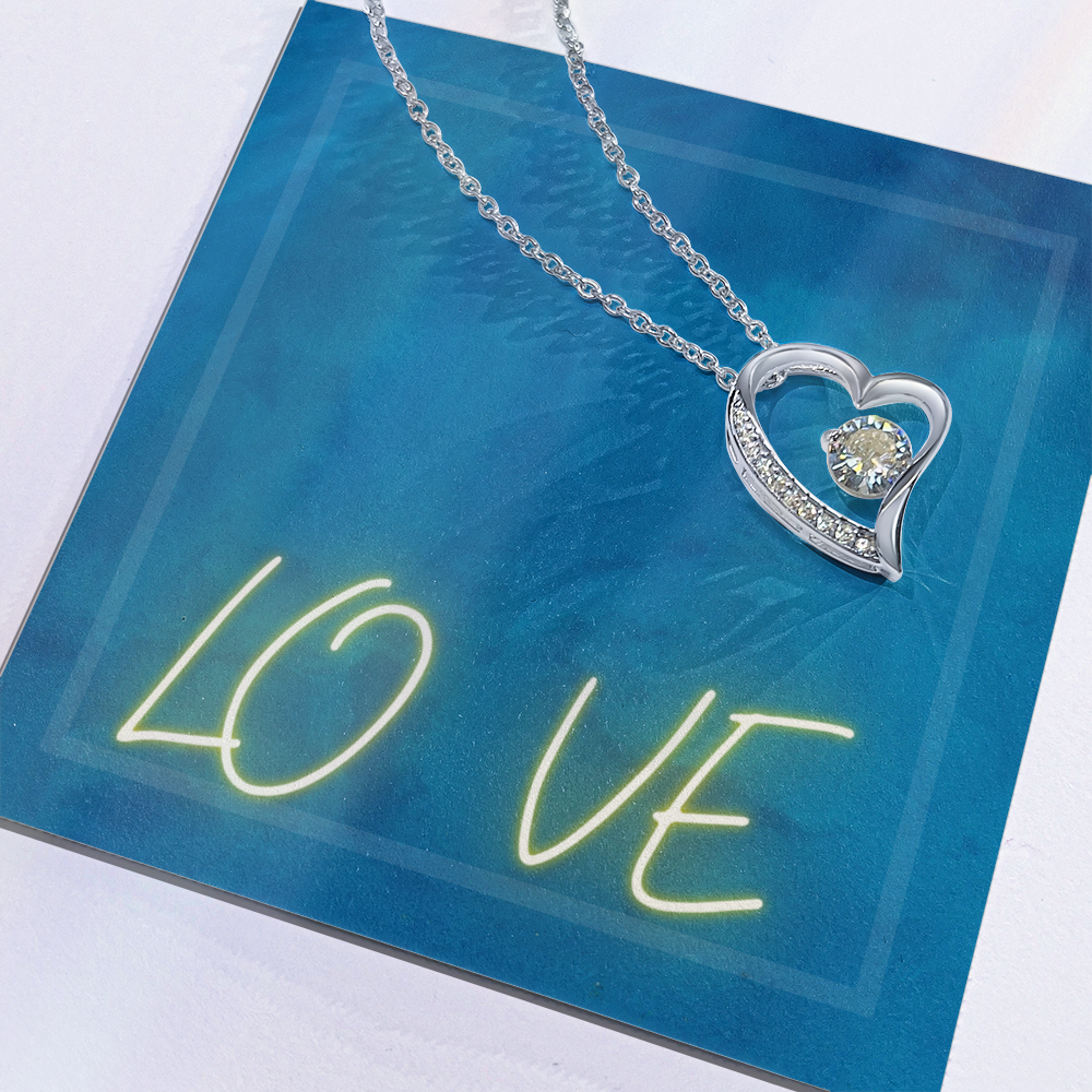 Forever Love Necklace with Message Card