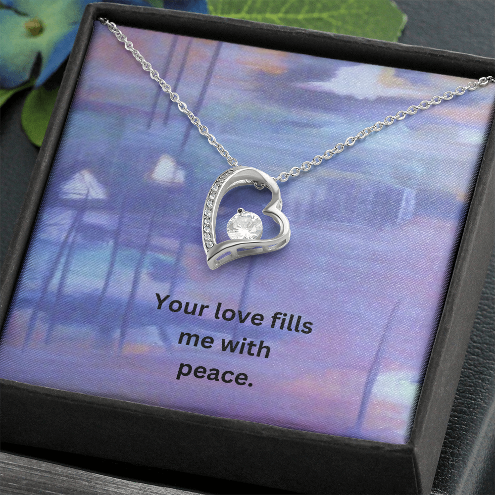 Forever Love Necklace with Message Card