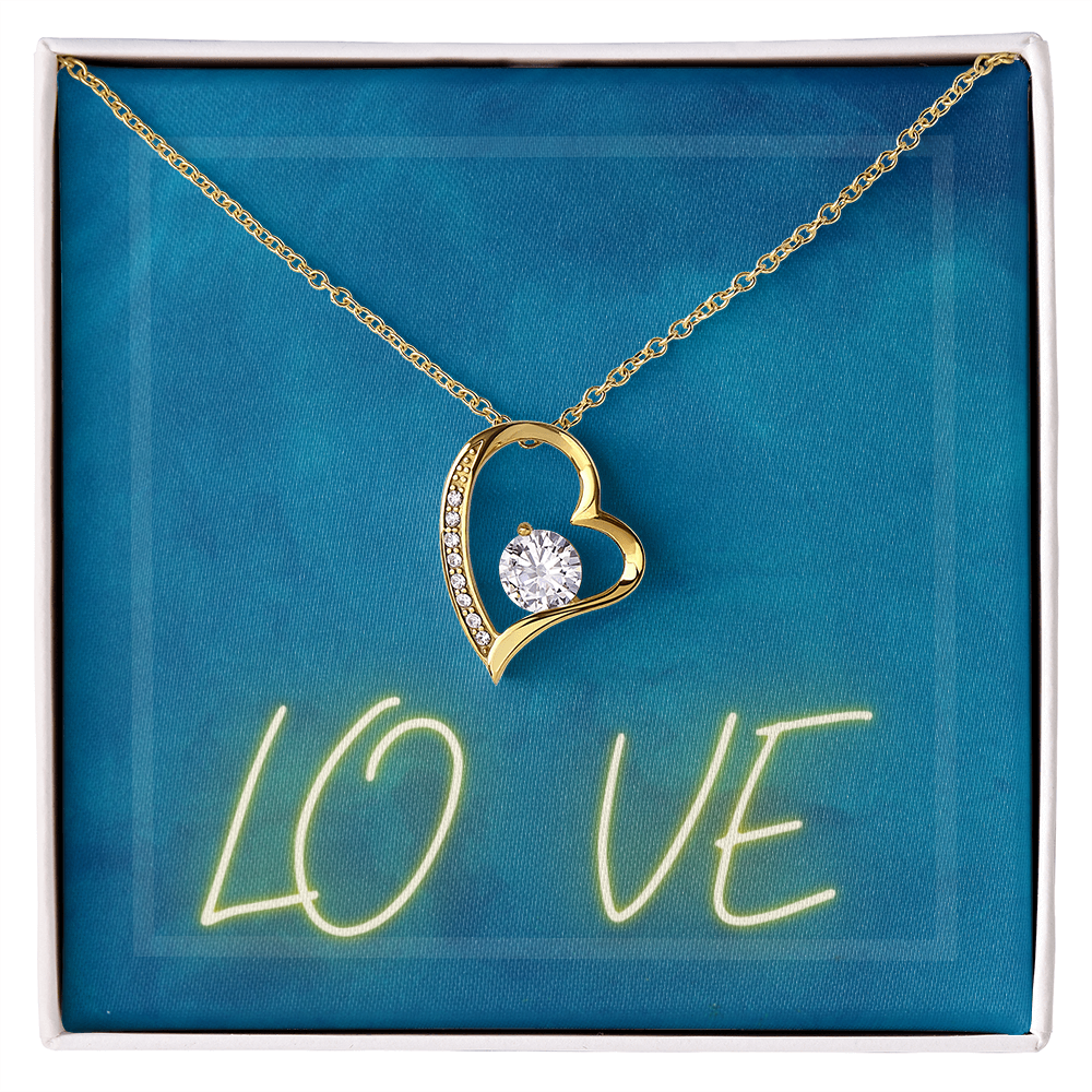 Forever Love Necklace with Message Card