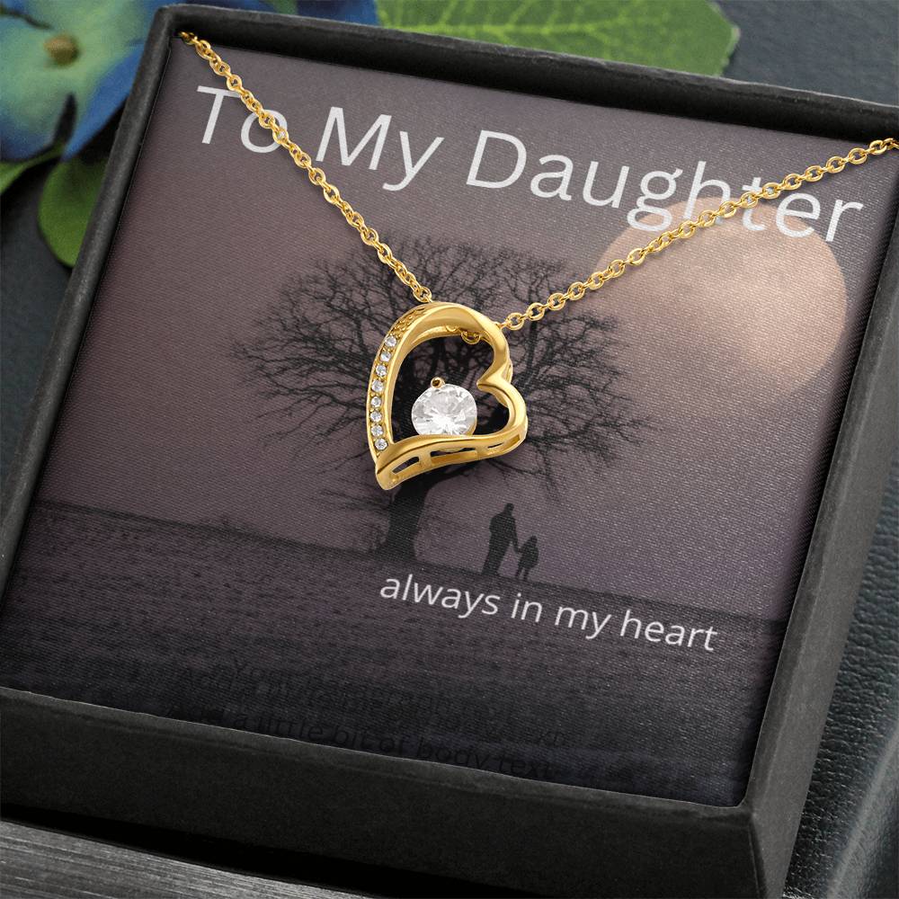 Forever Love Necklace with Message Card.